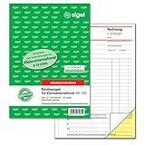 SIGEL SD130 Rechnungen für Kleinunternehmer A5, 2x30 Blatt, selbstdurchschreib