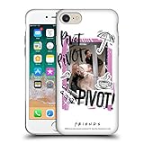 Head Case Designs Offiziell Offizielle Friends TV Show Pivot Doodle Kunst Soft Gel Handyhülle Hülle kompatibel mit Apple iPhone 7 / iPhone 8 / iPhone SE 2020