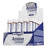 Best Body Nutrition Amino Liquid 5000 Ampulle, Cranberry, 500 ml (20 X 25ml )