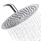 Drenky Regenduschkopf, rund, 30,5 cm, Edelstahl, starker Hochdrucksprühkopf, für B