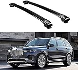 für BMW X7 G07 2018 2019 2020 Aluminium Auto Dachträger Querstangen, Gepäckträger Dachträger-Gepäckträger Gepäckträger für Dachwanderungen für Wanderungen und Camping, 2 Stück/S