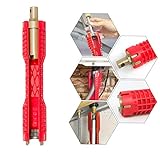 Fortspang Waschbecken Installer Doppelkopfschlüssel Werkzeug sink faucet installer für Küche Bad Wasserhahn, Ideal Für Toilettenschüssel/Spülbecken/Bad/Küchen Sanitär Und Etc, 10.2 * 1,6 Z