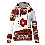 APOKIOG Pulli Damen Hoodies Damen Pullover Kapuzenpullover Sweatshirt Pulli Zweifarbige Longsleeve Tops Doppelte Kapuzenpulli C