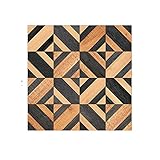 3D Wandpaneele Selbstklebend Steinoptik Tapete - 20 Stück Wasserfest Ziegelstein Wandtattoo PVC verdicht DIY weiche Ziegel Anti-Kollision Wandaufkleber 10 x 10 cm (Mehrfarbig, One Size)