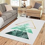 Botanical Polygon Carprt Teppich für Wohnzimmer Schlafzimmer Dekoration Home rutschfeste Teppiche Bodenmatte -3473229_40x60cm_CN