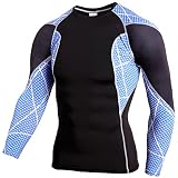 Herren Spiderman Langarm Kompressionsshirts 3D Druck Muster Fitness Sport Shirt Gym T S