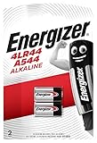 Energizer 4LR44/A544 Alkali Batterien, 6V, 2 Stück