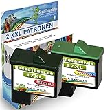 2X Druckerpatronen Als Ersatz für Lexmark 17xl + 27xl für Lexmark X2230 X2250 X1180 X1185 X1190 X1250 X1270 X1290 X1196 Z614 Z615 Z617 Z640 Z645 Z717