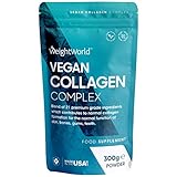 Veganes Kollagen Pulver 300g - Collagen Complex mit Amla, Acerola & Gerstengras - Vegane Kollagen Alternative mit 30 Portionen - Ideal für Shakes & Smoothies - Geprüfte Inhaltsstoffe - WeightW