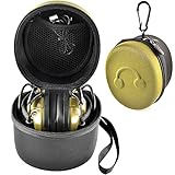 Comecase Travel Hard Case Tasche Hülle für 3M Peltor Sporttac Gehörschutz mt6h210f-478-gn/ Peltor Kid Kapselgehörschü