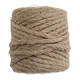 Windhager Jute-Schnur Jutegarn Bindegarn Bindeschnur, natur, 4 mm x 50 m, 06158, beig