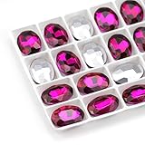 2020Neue bunte Glas Strass bunte AB ovale Strass Non Hotfix Kleber auf Acryl Strass Crystal Stones DIY Zubehö