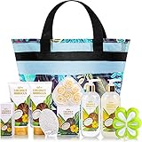 Geschenke für Frauen, 10Pc Spa Geschenksets, Coconut Geburtstag Geschenksets, Beauty Spa Sets enthält Duschgel, Körperlotion und Badesalz. Muttertag Geschenk, Wellness Set Für Frauen oder M