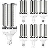Mdrcg LED Birne E27 Maislampe Ersetzt 1000W 13500 Lumen 6000K Weißes Licht 220V Nicht Dimmbare Energiesparlampe Superhelle Garage Fabrik Lager Werkstatt Garten Hof (6 Stück),4000k