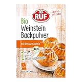 RUF Bio Weinstein Backpulver Glutenfrei ohne Phosphatzusatz (3 x 20g)