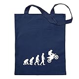 Kiwistar Evolution Motocross Motorrad Tragetasche Baumwolltasche Stoffbeutel Umhängetasche langer Henk