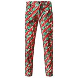 Sonojie Herren Freizeithose Anzughose Weihnachten Muster Gym Jogginghose Bunter Trainingshose Lang Trousers Streetwear Stoffhose mit Taschen Casual Locker Hose Fit Sport Sty