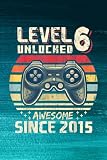 Saving Tracker - Level 6 Unlocked Awesome 2015 Video Game 6th Birthday