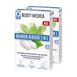 BodyMedica Kalorien Blocker 2 in 1, Reduziert die Kalorienaufnahme aus Fetten und Kohlenhydraten zur Behandlung von Übergewicht und Adipositas, unterstützt die Gewichtsabnahme, 2 x 20 Tab