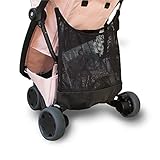 Quinny Kinderwagen Xtra Shopping Bag, praktische Extra Einkaufstasche für noch mehr Stauraum, Einkaufsbeutel inkl. Clips zum Anbringen, passend für alle Quinny Zapp Buggys, schw