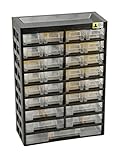 Allit Kleinteilemagazin VarioPlus Basic 47 schwarz, gelb, Sortierkasten 458100
