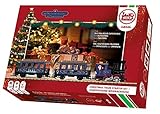 LGB 70305 Weihnachtszug Einsteiger Weihnachts-Startpackung, Modelleisenbahn Startset für eine allwettertaugliche Gartenbahn, Spur G