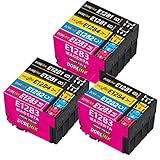 DOREINK Kompatible Patronen Ersatz für Epson T1285 T1281 T1282 T1283 T1284 Tintenpatronen Hohe Kapazität für Epson S22 SX125 SX130 SX230 SX235W SX420W SX425W SX430W SX440W BX305F SX445W