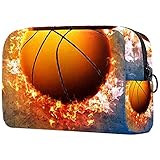 Kosmetiktasche Reise Kosmetiktasche Pouch Handtasche Handtasche mit Reißverschluss - Basketball Sport Poster oder Fly