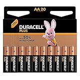 Duracell Plus AA Mignon Batterien 20er Pack