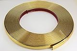 GOLD Chrom Zierleiste 20mm x 15m selbstklebend universal Auto G