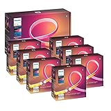 Philips Hue Bluetooth Gradient Lightstrip 20W 1800lm Starter-Set + 7m Erweiterung