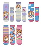PAW PATROL 6 Paar Mädchen Socken Kinder Strümpfe 27-30 / mehrfarbig