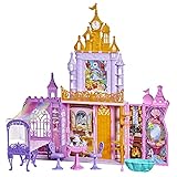 Disney Princess Fold 'n Go Celebration Castle, Faltbares Puppenhaus für Modepuppen, Möbel und Accessoires, Spielzeug für Mädchen ab 3 J