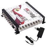 MK Digital MV Serie Multischalter, Multiswitch SAT Verteiler kaskadierbar (FullHD, HDTV, 4K, UHD, 8K) … (9/16 Multischalter)