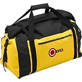 QBag Hecktasche Motorrad Motorradtasche Hecktasche / Gepäckrolle wasserdicht 04, widerstandsfähig, reißfest, reflektierende Keder, gepolsterter Tragegriff, inklusive anklickbarem Schultergurt, Gelb, bis zu 80 L