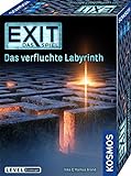 KOSMOS 682026 EXIT - Das Spiel - Das verfluchte Labyrinth, Level: Einsteiger, Escape Room Spiel, für 1 bis 4 Spieler ab 10 Jahre, einmaliges Event-Spiel, spannendes Gesellschaftssp
