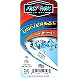 Fast Wax - Universal Skiwachs – alle Temperaturen, Low Fluorocarbon (80 g Bar), gelb – M