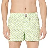 Savage X Fenty, Herren, Savage X Boxershorts, Monogrammdruck Muschel Blau, XXXL