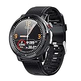 HYK Smart Watch, Touchscreen mit Herzfrequenz- und Blutdrucküberwachung, Aktivitätstracker für Männer und Frauen, IP67 wasserdicht, kompatibel mit Android Ios(B)