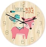 Wanduhr Wanduhr Mori Tier Cartoon Indian Cute Pet Ic Material Schlafzimmer Wohnzimmer Uhr Stille Einfach Zu L