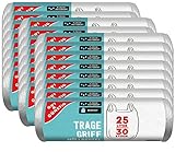 Gut & Günstig Müllbeutel/Mülltüten mit Tragegriff, 25 Liter, 30 Stück pro Rolle, Reißfest & Flüssigkeitsdicht, Produkt & Verpackung recyclebar (24er Pack)