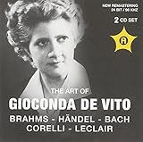 Gioconda Da Vito Violine by Brahms, Handel, Bach, Corelli (2012-01-01)