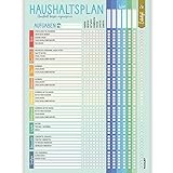 PACKLIST Haushaltsplan Putzplan für Familien mit Kindern oder WG, 50 Blatt. Haushaltsplaner Familie mit Aufgaben - Putzplan für den Haushalt, Putzkalender - Haushaltsplan Kinder, Haushalt Org