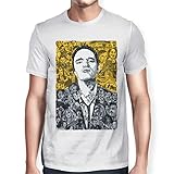 Quentin Tarantino Movies T-Shirt, Cotton Tee, Men's White XL