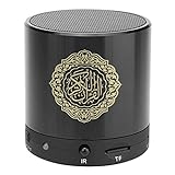 Digitaler Koran-Lautsprecher, tragbarer Bluetooth-Lautsprecher, USB-Ladekabel mit drahtloser Fernbedienung Koran-Lautsprecher 8 GB FM-Radio Koran Bluetooth-Lautsprecher Muslimischer Spieler Geschenk