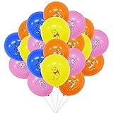 Ksopsdey Winnie Puuh Ballon 36pcs Winnie Puuh Luftballons Geburtstagsfeierzubehör für Dekorationen Geburtstag Party Dekoration Karneval Kindergeburtstag,Ideal für Party