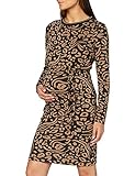 Supermom Damen Dress ls AOP Leopard Kleid, Toasted Coconut-P867, S