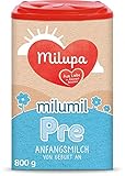 Milupa Milumil Pre Babynahrung, Anfangsmilch von Geburt an, Baby-Milchpulver, (1 x 800 g)