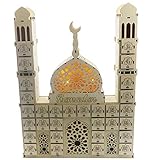 Ramadan Countdown Kalender DIY Holz Eid Mubarak Ornament Holzschublade Home Party Dekoration Handwerk