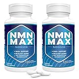 N-M-N 500mg Sublinguale Lutschtabletten 120 Tabletten | Leistungsstarke Anti-Aging | Hohe Reinheit & Absorption | Natürlich NAD+ Level erhöhen (120 Count, Pack of 2)